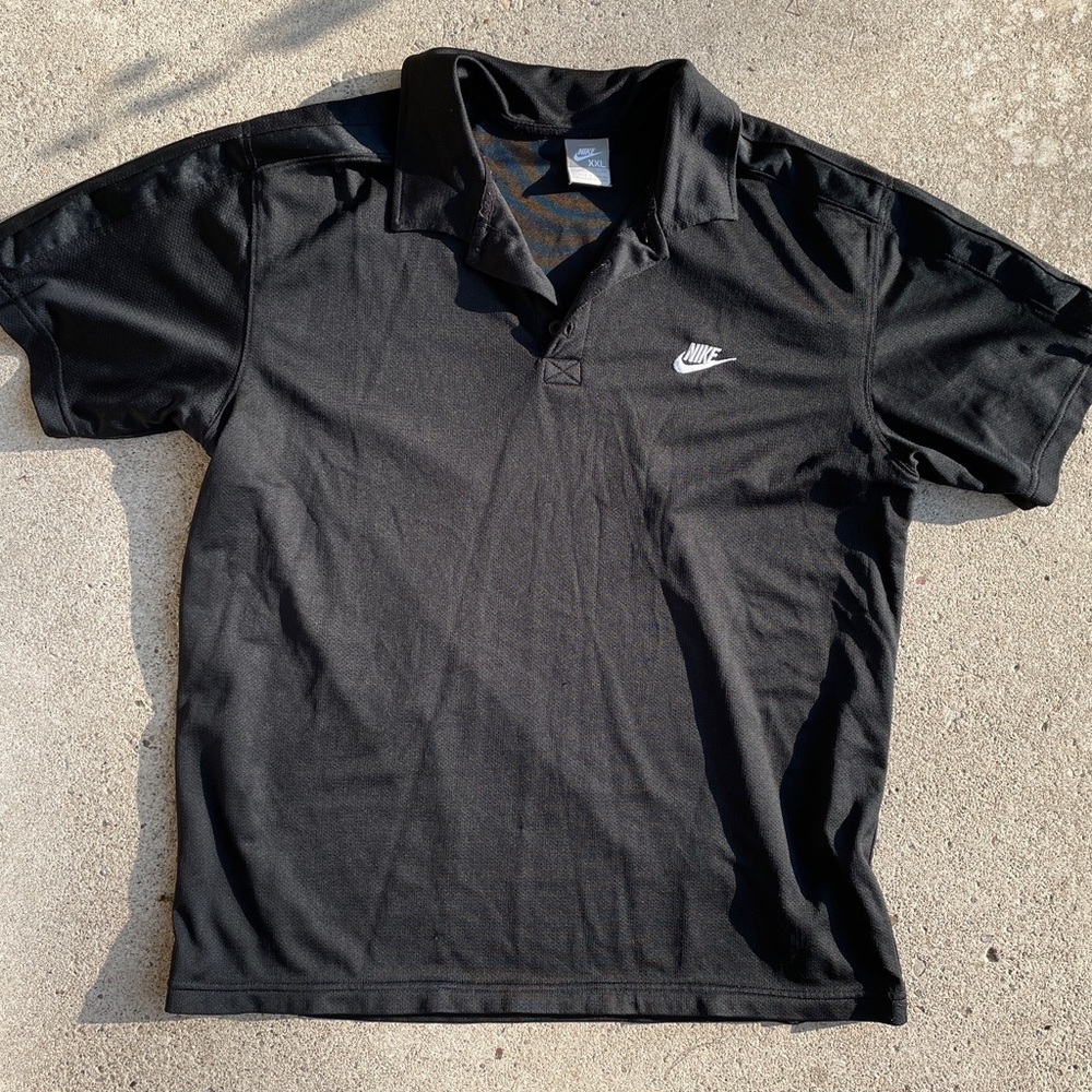 ⛳️ Previously Worn Black Nike Dry Fit Golf Shirt - XL